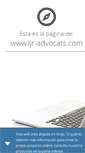 Mobile Screenshot of ljr-advocats.com