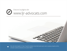 Tablet Screenshot of ljr-advocats.com